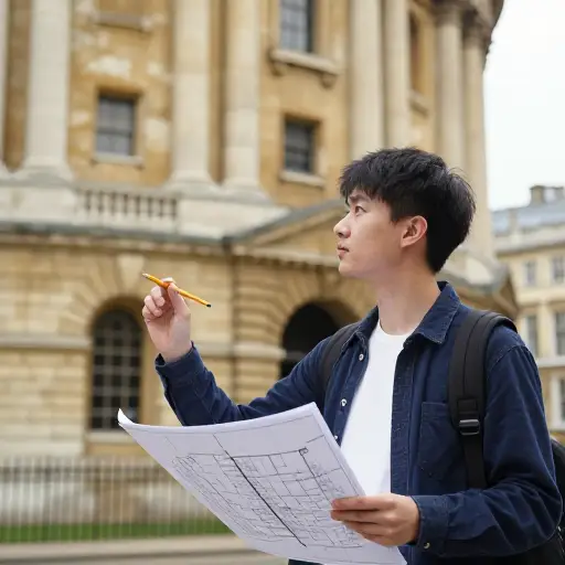 我的梦想是在英国学习建筑学。