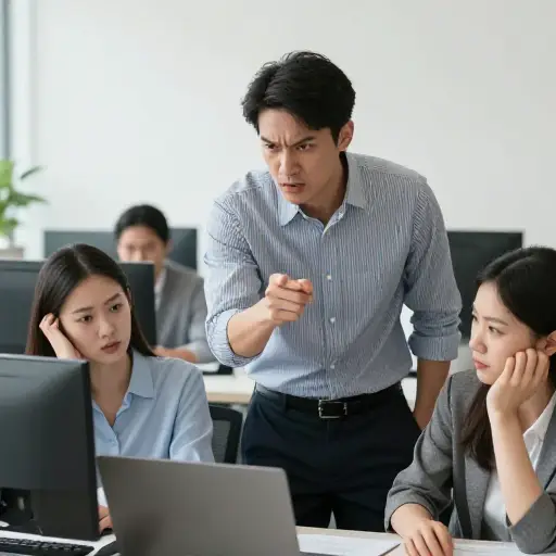 出问题时，他总是把责任推到别人身上。