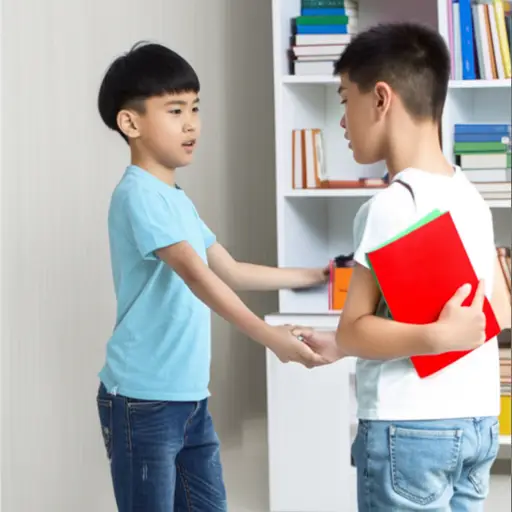 他不停地缠着我要我帮他做作业。