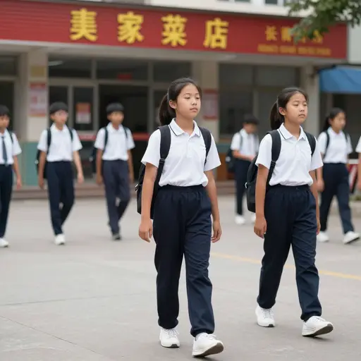 学校附近有餐馆吗？