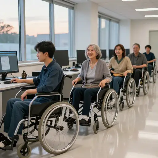 他不仅两周内就学会了编程，还开发了一款帮助残障人士出行的手机应用。