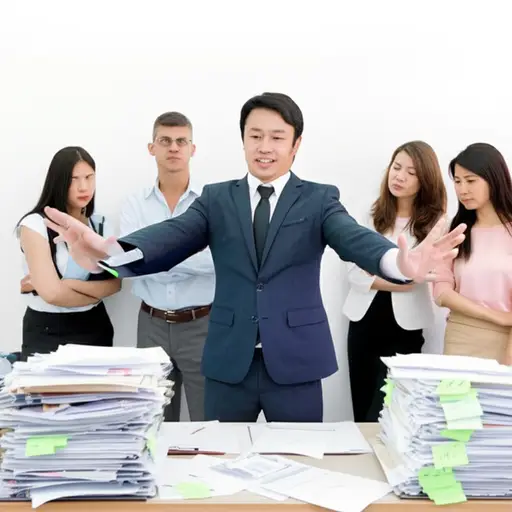 他总是推卸责任，从来不肯自己承担。