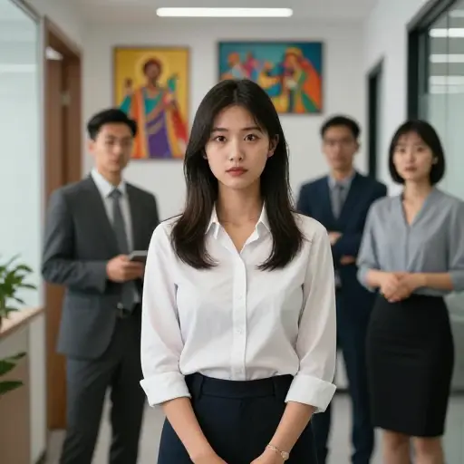 她因为背景而被不公平地评判。