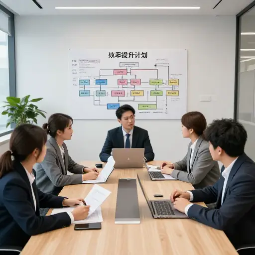 公司实施了一个新的机制来提高效率。