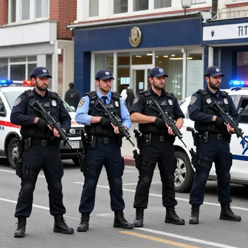 警方正在搜寻一伙武装劫匪。
