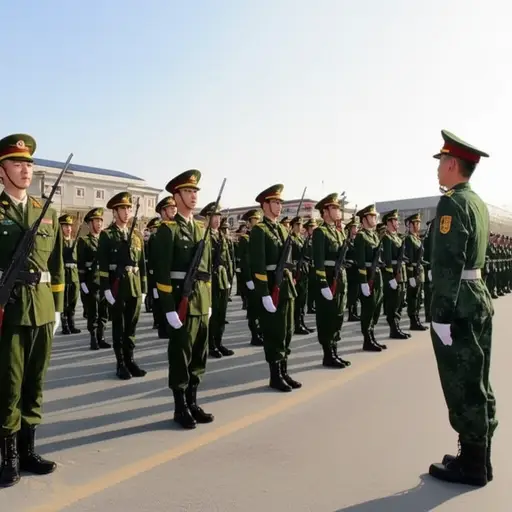 士兵们每天早上六点必须向指挥官报到。