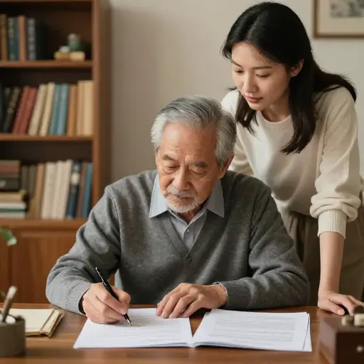 她的祖父在遗嘱中留给她一笔可观的遗产。