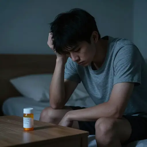 他后来对海洛因上瘾了。