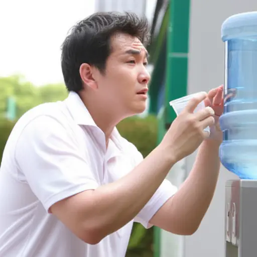 我快渴死了，真想喝杯冰水。