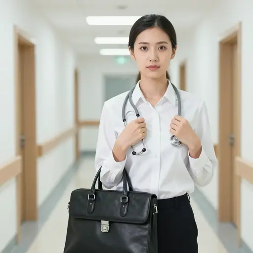 她曾是律师，但后来完全改变了职业方向，成为医生。