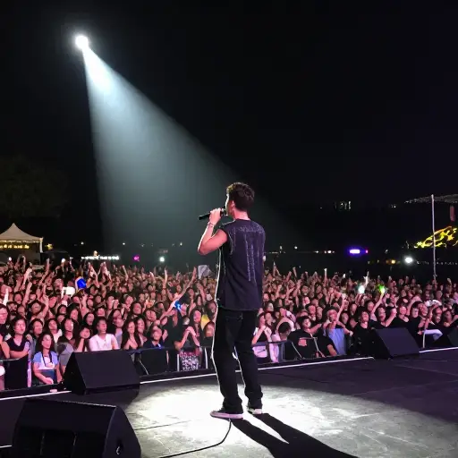 这位广受赞誉的歌手兼词曲作者昨晚举办了一场惊艳的演唱会。