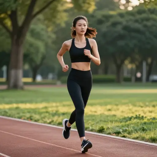 她为马拉松进行了密集训练，连续数月每天跑步。