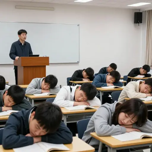 他的声音如此单调，以至于让每个人都睡着了。