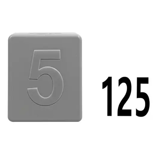 5的立方是125。