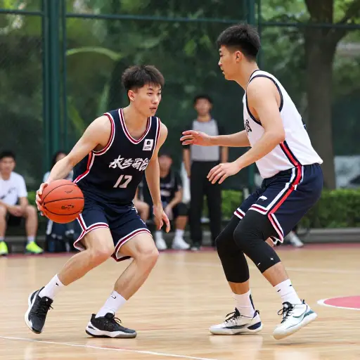 篮球运动员需要练习如何运球绕过对手。