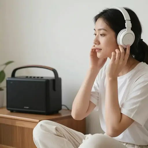 我妈妈喜欢听柔和的音乐。