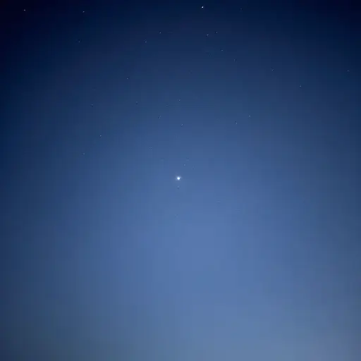 在晴朗的夜晚，这颗行星肉眼可见。