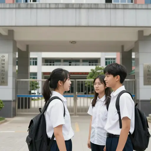 我本以为你们互相认识，因为你们上的是同一所学校。