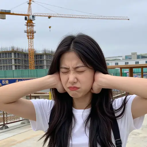她已经厌倦了建筑工地持续的噪音。