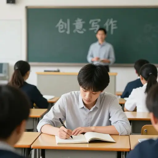 我上学期选修了一门创意写作课程。