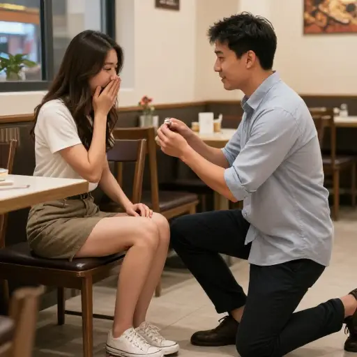 你觉得他今晚会求婚吗？