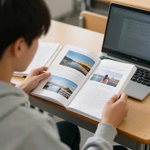 此外，这次旅行对我的学校课程非常有帮助。