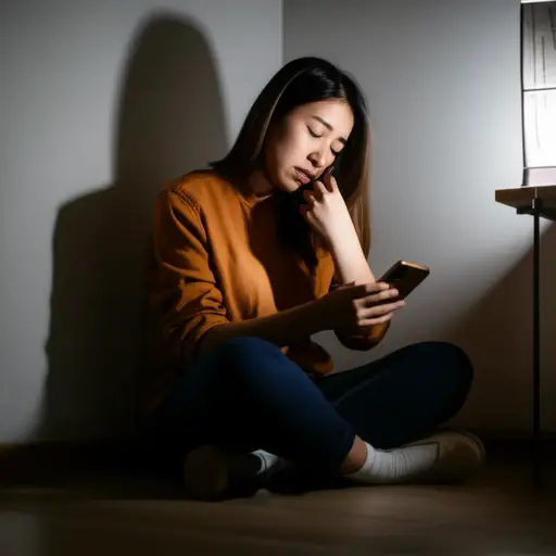 她因对朋友说了刻薄的话而感到深深的内疚。