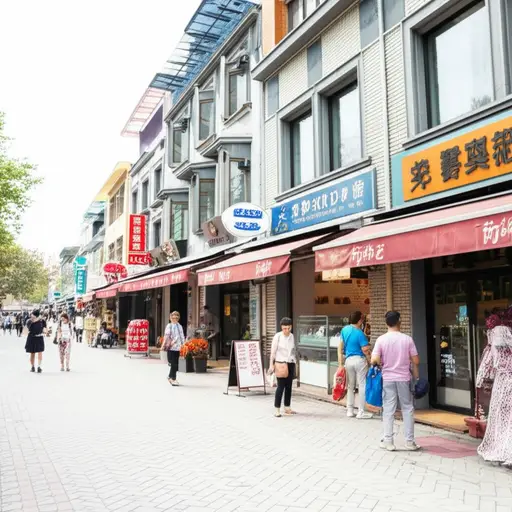 许多移民家庭在这个社区开设了小商店。