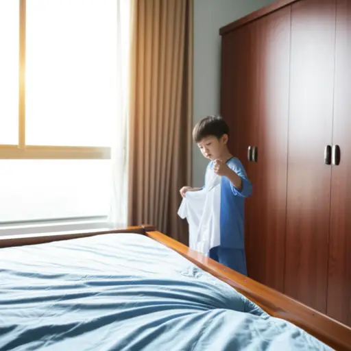 我弟弟穿衣服很慢。