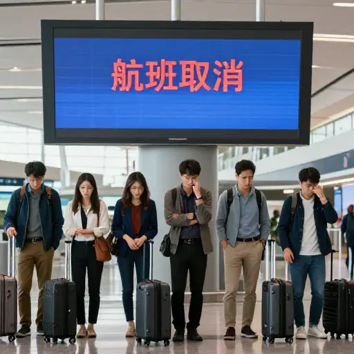 航班的突然取消对所有乘客都非常不便。