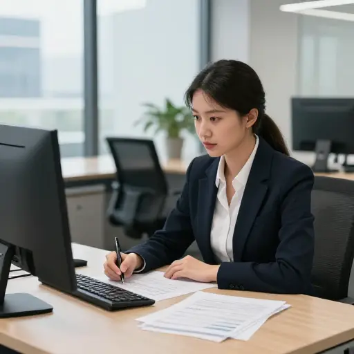 她写了一份详细的报告来澄清公司的政策。