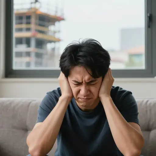 那持续的噪音真的让我心烦。