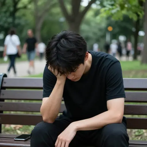 他为自己对朋友撒谎而感到羞愧。