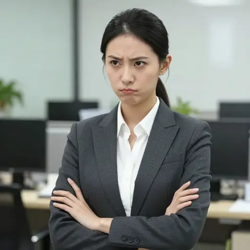 她对这个工作嗤之以鼻，因为她认为它不够有地位。