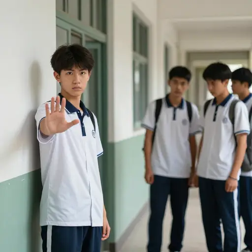 他叫那些欺凌者别打扰他。