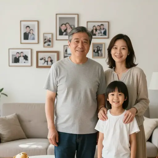 他为家人而活。