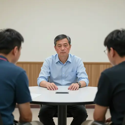 他天生具有一种平和的气质，这使他在家庭纠纷中成为出色的调解人。