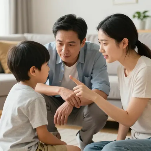 父母从小为孩子设定明确的行为标准是很重要的。
