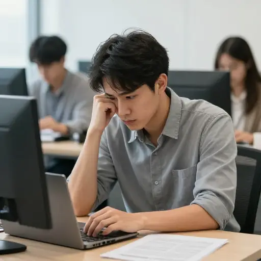 考虑到公司最近对待员工的方式，我不怪他寻找新工作。
