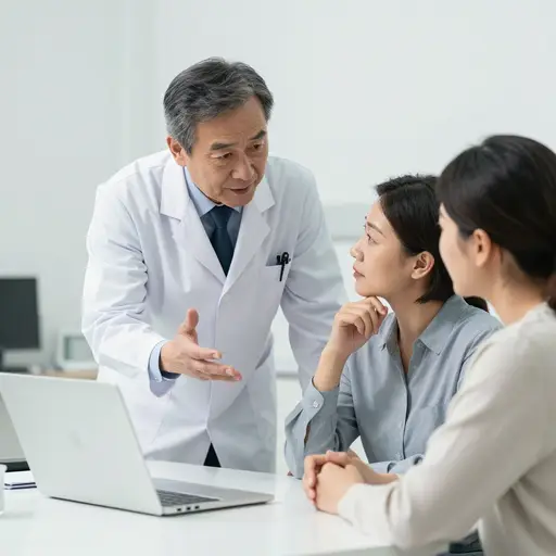 这位外科医生条理清晰地解释了手术的必要性。