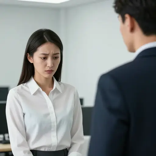 如果她说不出迟到的正当理由，她就只能接受批评了。