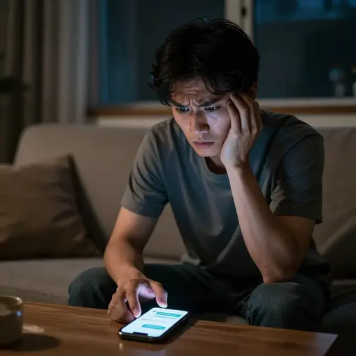 我害怕他会实施他的威胁。