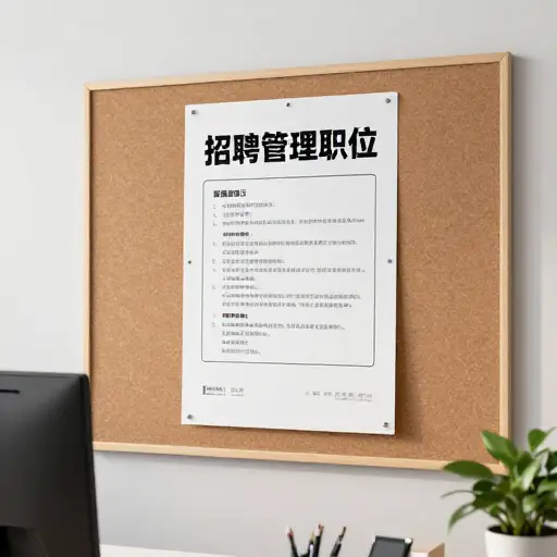 他们发布了一个新的管理职位。