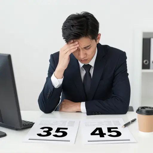 你的记者如此疏忽和不专业，以至于没有费心核对数字，把35和45搞混了。