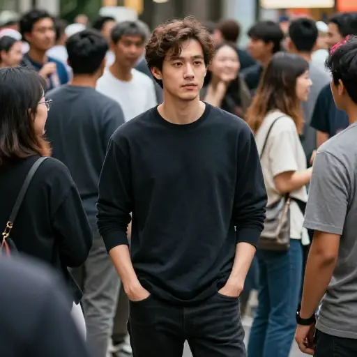 他没有试图变得友善。