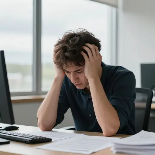 情感脆弱的人可能难以应对压力。