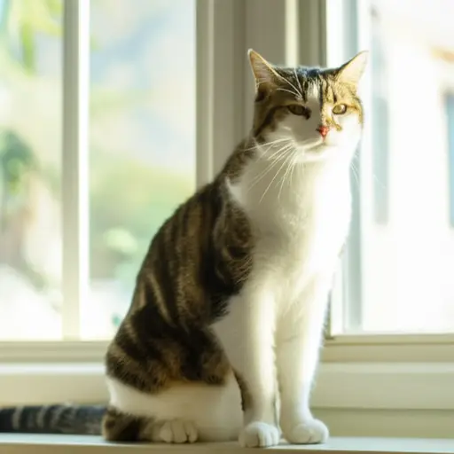 这只猫大约一岁左右就达到了完全成熟的状态。