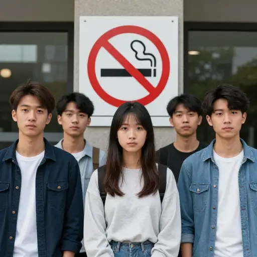 反吸烟运动对年轻人产生了相当大的影响。