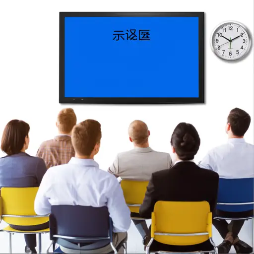 会议因技术问题推迟了半小时。