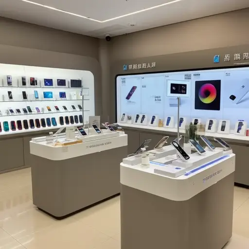 这家商店专门销售电子设备，比如智能手机和平板电脑。